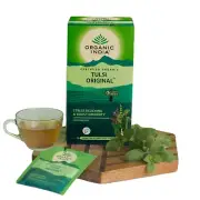 Organic India TULSI GREEN TEA CLASSIC 25 tea bags stess relief