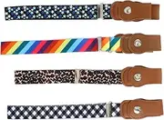 [AOKWAWALIY] Elastic Waistband Buckle for Boys and Girls Boys Girls Dress Waist Belt Durable and Comfortable