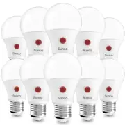 Sunco 10 Pack Dusk to Dawn Light Bulbs Outdoor, Sensor A19 LED Light Bulb, Au...