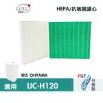 適用 IRIS OHYAMA IJC-H120 PD-A140-W 12L公升空氣清淨除濕機HEPA抗菌替換用濾網濾心