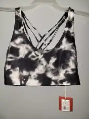 Mossimo Black White Tye Die Shorts Bra NWT Size XL