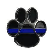 K9 Paw Thin Blue Line Canine Lapel Pin CL5-003 ZQ-104
