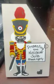 CATS MEOW PRESENTING THE NUTCRACKER SUITE SIGN NEW