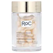 RoC, Retinol Correxion, Line Smoothing Night Serum Capsules, 30 Biodegradable Capsules, 0.35 fl oz (10.5 ml)