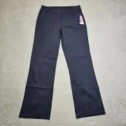 IZOD Pants Youth 16.5 Plus School Wear Blue Pull On Flat Front