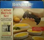 Bonjour Creme Brulee Set Torch and 4 Porcelain Ramekins New In The Box