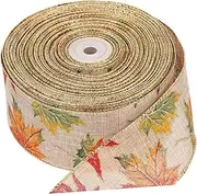 Beaupretty 1 Roll Crafted Packing Ribbon Yards Multi Function Wrap Ribbon for Present Decoration DIY Projects and Crafting Durable with Wire for Easy Cutting and Splicing