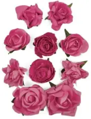 Kaisercraft Paper Blooms Flowers Hot Pink Nini's Things