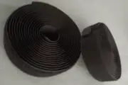 25cm Sew On Hook Loop Fastening Tape Black