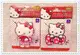 ♥小花花日本精品♥ Hello Kitty公仔立體花朵粉色捲線器貼紙(左款)21090004