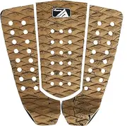 3 Piece Stomp Pad Surfboard EVA Traction Pad Adhesive Professional Tail Pad/Applies All Boards - Surfboards, Shortboards, Longboards, Skimboards/Multiple Color Choices