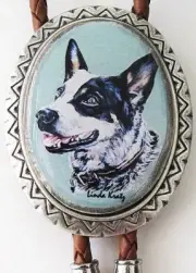 Australian Cattle Dog Classic Bolo Tie