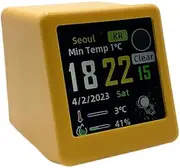Smart Touch Weather Station WiFi Desk Digital Analog Alarm Clock Small Album Photo Frame Mini Desk Clocks Home