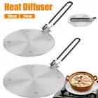 Heat Diffuser Plate 20/24cm Stainless Steel Induction Plate Adapter leODl