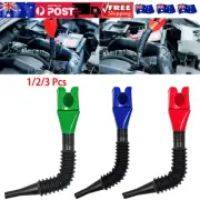 1/2/3X Flexible Draining Tool Snap Funnel, Multi-Purpose Flexible Fold Oil Funne