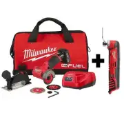 Milwaukee Circular Saw 12V Li-Ion Brushless Cordless w/ Oscillating Multi-Tool