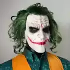 Joker Mask Scary Halloween Latex Masks for Adult Horror Clown Full Head new