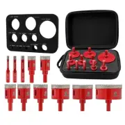 Diamond Core Drill Bit Set - FOCSTOL 11pcs (6/8/10/20/25/28/32/35/45/50/65mm)...