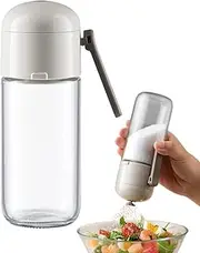 Seasoning Containers,Leakproof Dispenser Bottle for Seasoning | Portable Press-Type Seasoning Bottle, Sugar Shaker Containers for Stove, Desktop, Kitchen