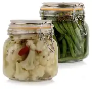 Glass Jars with Lids Food Storage Jars with Airtight Lids Leak Proof Glass Canis