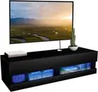 Floating TV Shelf Wall Mounted TV Stand, Floating Entertainment Center under TV