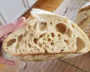 SAN FRANCISCO SOURDOUGH STARTER YEAST MAKES BIG HOLES SALLY