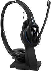 Sennheiser Impact MB Pro2 UC ML Bluetooth 4.0 On-Ear Wireless Binaural Headset with Desk USB Stand