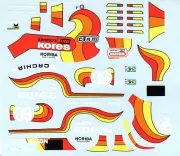Porsche 935 GR.5 N°39 Inkjet The Mans 1979 Decals 1/43