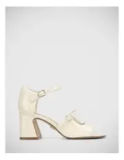 [Wittner] Maika Patent Leather Sandal in Vintage Ivory