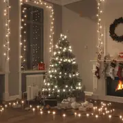 Light String with 400 LEDs 40 m 8 Light Effects Warm White vidaXL