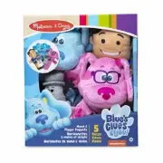 Melissa & Doug Blue's Clues & You Hand & Finger Puppets Set 5 Pieces NEW