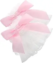 PAMINGONO Gel Thumb Support Elastic Wrist Band Sleeves Lace Cuffs for Women with Detachable Puff Sleeves