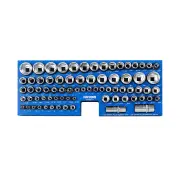 74 Pcs of Kincrome 1/4 3/8 & 1/2" Drive Truck Box LOK-ON Sockets EVA Tray