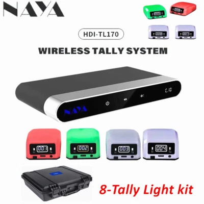 NAYA HDI-TL170 Wireless intercom System Tally Lights 2000m Transmission Switcher