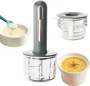 Baby Food Grinder,Compact Meat Chopper - Dishwasher Safe Electric Shredder for Meal Prepping, Fruit, Baby Food, Vegetable