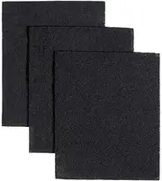 CFS COMPLETE FILTRATION SERVICES EST.2006 Compatible to BP58 Non-Ducted Charcoal Replacement Filter Pads for Range Hood, 7-3/4 by 10-1/2-Inch, 3-Pack