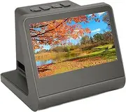 Goshyda Digital Film Slide Scanner, 5 Inch LCD Screen Negative Film and Digitizer, Converts 135 126KPK 110 Movies to High Resolution 48MP JPEGs, USB-C/HDMI Interface
