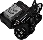 BTBAI NB-7L Camera Battery+Charger AC/DC Single for NB7L PowerShot G10 G11 G12 SX30 is Digital u1a