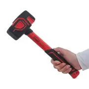 HOUSERAN Rubber Hammer Mallet Rubber Handle Furniture Assembly DIY Shock