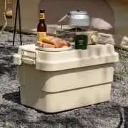 Outdoor Camping Storage Box Travel Thickened Stackable Food Organize Bin Car Tru