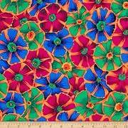 Kaffe Fassett Collective August 2022 Pinwheels Autumn Fabric by The Yard