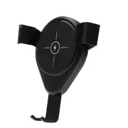 X9 Qi Wireless Charger Gravity Linkage Automatic Lock Air Vent Car Phone Holder Car Mount for 4.0-6.5 Inch Smart Phone