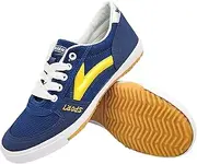 [ZHENSI] Table Tennis Shoes Men Women Canvas Casual Sneakers Anti-Slip Breathable Soft Bottom