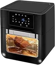 Air Fryer, Stainless Steel Electric Air Fryer Oilless Cooker, Preheat & Shake, LCD Digital Screen and Nonstick Frying Pot, Use Less Oil for Healthy Rapid Frying