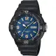 CASIO 卡西歐 DIVER LOOK 潛水運動風手錶-藍x黑 MRW-200H-2B3VDF