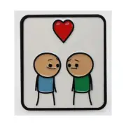 Foam Brain Cyanide & Happiness Pins Series 1 - Heart New