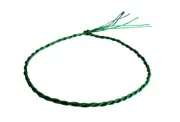 GREEN String BRACELET BOHO SURFER STYLE Green Color symbol of prosperity