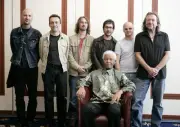 Artist members of The Strange Sensation Clive Deamer Justin Adams - Old Photo