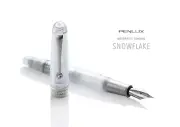 Penlux Masterpiece Delgado Fountain Pen in Snowflake - Medium Point - NEW