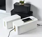 Cable Storage Box Power Strip Socket Cord Wire Hidden Tidy Management OrganizerM